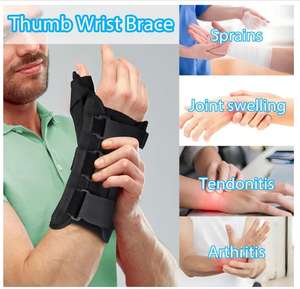 Attelle universelle de stabilisateur de poignet et de pouce Spica et orthèse médicale pour le soutien de l'avant-bras de <span class=keywords><strong>fracture</strong></span> - Product Image 4