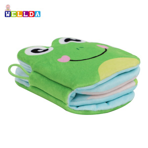 Livre en tissu 3D grenouille douce personnalisé pour l'éveil sensoriel, jouet silencieux pour bébés <span class=keywords><strong>de</strong></span> 3 à 6 <span class=keywords><strong>mois</strong></span>, ensemble d'animaux en tissu - Product Image 3
