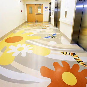 <span class=keywords><strong>Vinilo</strong></span> mate autoadhesivo personalizado impreso camino para encontrar hospital escuela señalización suelo cuadrado advertencia pegatina signos calcomanías de suelo - Product Image 1