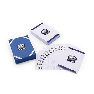 Biểu Tượng Tùy Chỉnh Thiết Kế Tuck Hộp Singe Sàn 54 <span class=keywords><strong>32</strong></span> Thẻ 100% PVC Nhựa Không Thấm Nước Poker Baloot Thẻ Nhựa - Product Image 5
