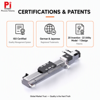 Module linéaire à vis à billes personnalisé avec servomoteur de haute précision (répétabilité ±0,005 mm/±0,01 mm) pour l'automatisation des machines d'emballage