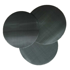 40 50 80 Mesh <strong>Black</strong> <strong>Wire</strong> Cloth <strong>Filter</strong> <strong>Disc</strong> Extruder Mesh Screen For Plastic Rubber Industry - Product Image 2