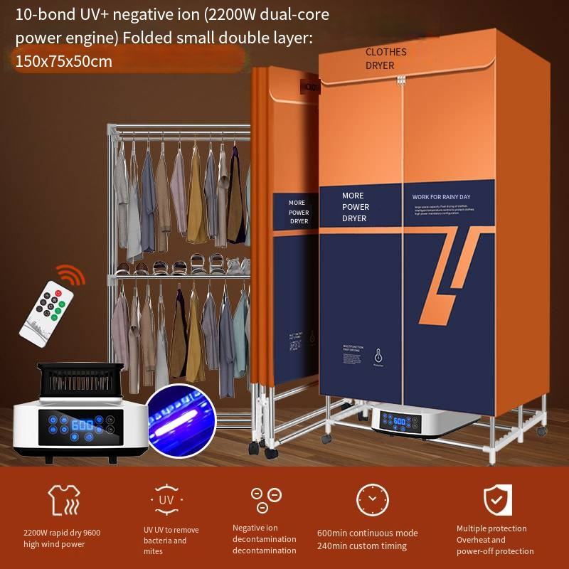 Orange 10key fold small double layer