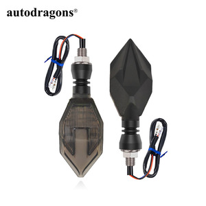 Intermitentes Universales para Motocicleta Pequeña, 12V, Intermitentes de Flujo en Forma de Flecha, Luz de Marcha para Scooter - Product Image 2