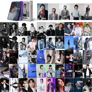 Venta al por Mayor de Fototarjetas de Ídolos de Kpop, 55 Piezas/caja, <span class=keywords><strong>JungKook</strong></span> SEVEN JK, Fototarjetas Lomo - Product Image 2