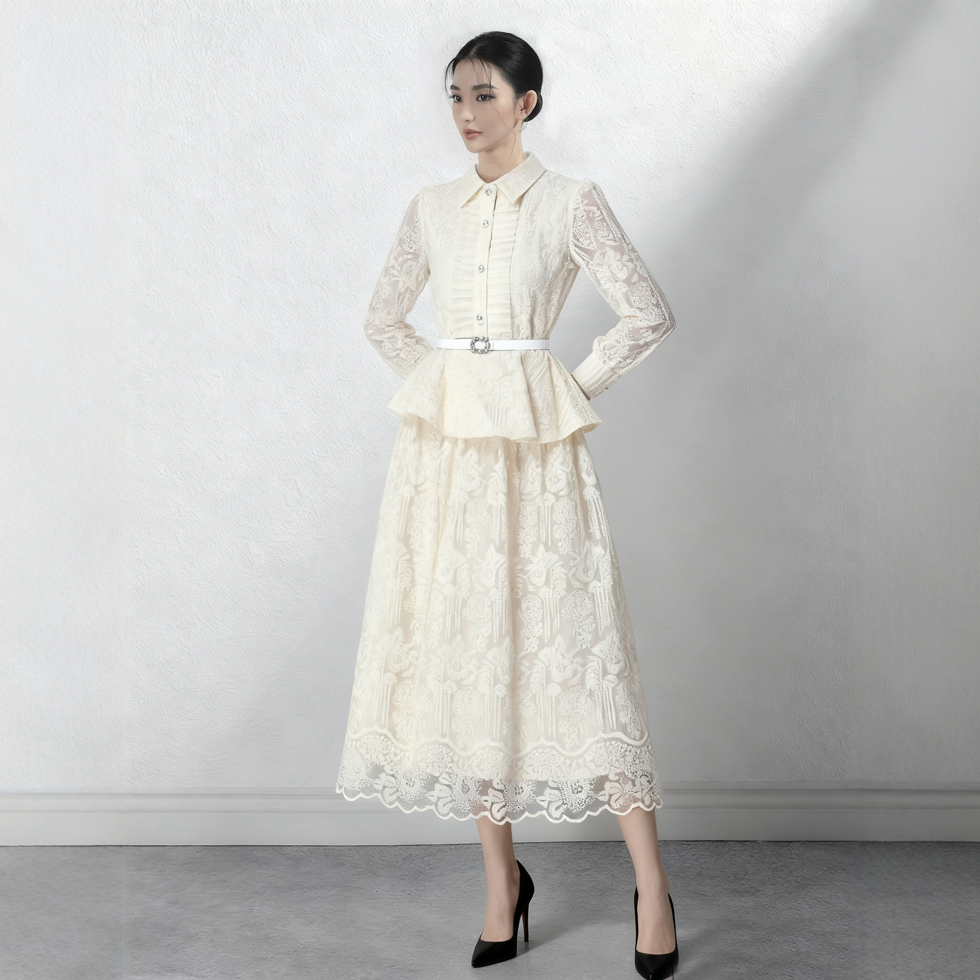 White Korean Dress - Sleeveless Summer Style 2025