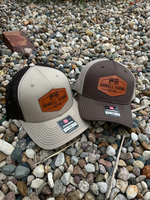 Casquette de camionneur en cuir gravée au laser personnalisée, casquette de baseball en maille avec logo personnalisé, vente en gros