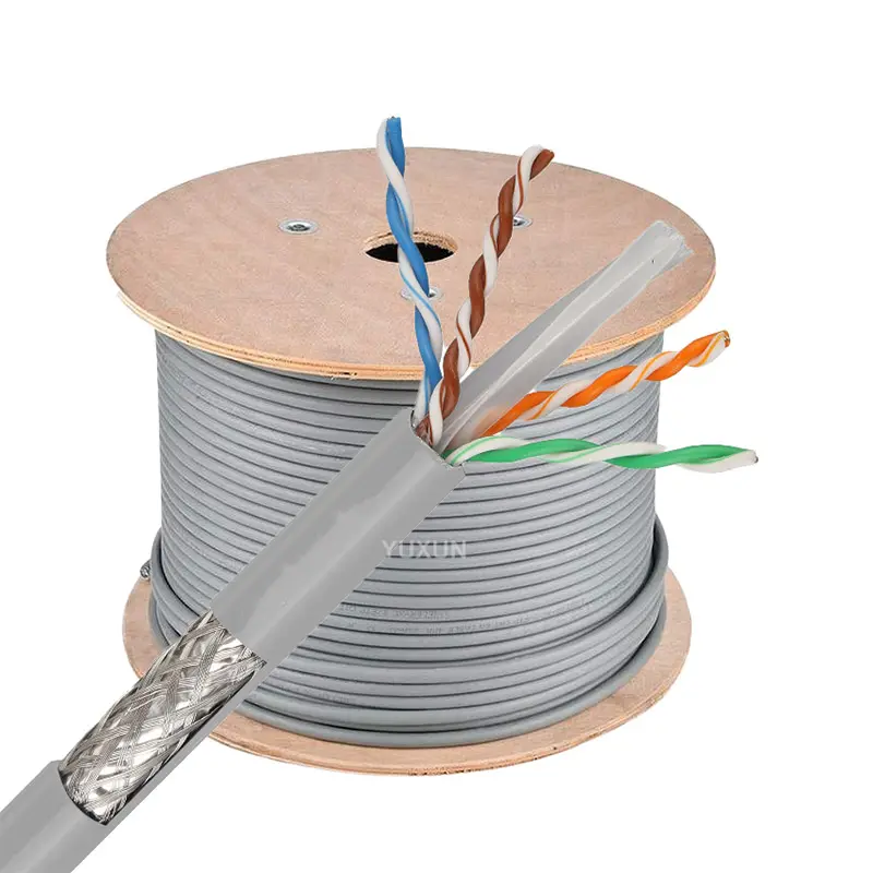 Высококачественный сетевой кабель ПВХ наружный Utp Cat6 FTP Ethernet сетевой Lan кабель
