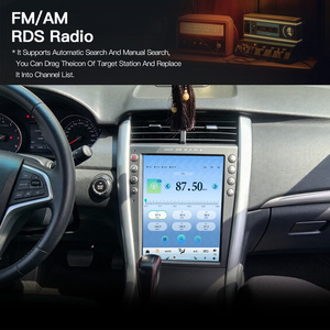 HFMidia Autoradio 12,1 pouces avec écran vertical, lecteur multimédia vidéo Bluetooth pour Ford Edge 2009-2013, CarPlay sans fil, lecteurs auto - Product Image 3