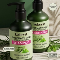KOLORYST Botol 150ml Sampo Rosemary Mint Penghalus dengan Pencegah Kerontokan & Pembersih Mendalam untuk Dewasa