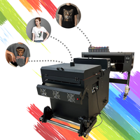 Impresora DTF con Dos Cabezales de Impresión Originales XP600/I3200 A1, Impresora DTF de Rollo Tamaño A3 con Función Completa para Camisetas, Impresoras de Inyección de Tinta