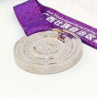 Trofeos de Metal de Aleación de Zinc 3D para Maratón, Medallas Deportivas Personalizadas, Diseño de Fabricante, Electrochapadas con UV, Venta al Por Mayor