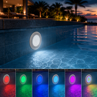 Promotion : Projecteur mural pour piscine à double commande, DC12V, étanche IP68, en PC/ABS, LED 15mm remplie de résine, dimmable, 6W/10W