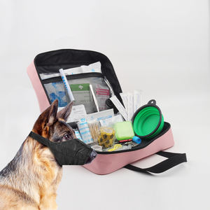 Roze Huisdier EHBO-<span class=keywords><strong>Kit</strong></span> Voor Honden 112 Stuks Accessoires En Katten Huisdier Noodpakket Voor Kamperen Wandelen Op Jacht - Product Image 6