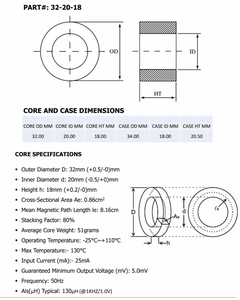 Mini Tira de Núcleo Nanocristalino con Permeabilidad Magnética Mejorada y Resistencia Térmica Excepcional - Product Image 6