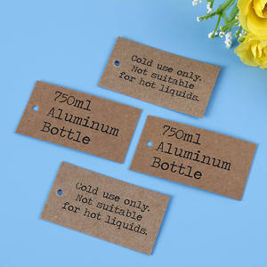 Étiquette suspendue en papier kraft personnalisée / Étiquette suspendue pour jeans / Étiquette suspendue en cuir - Product Image 4