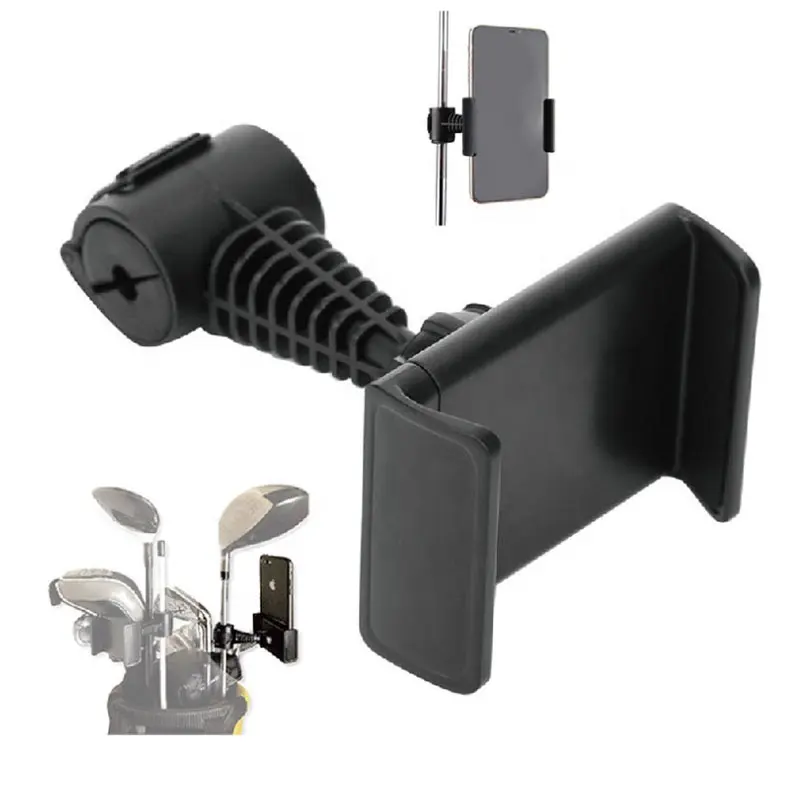 OEM Custom Logo Golf Phone Holder Clip Golf Swing Recording Training Aids for Smart phone For Bike and Car