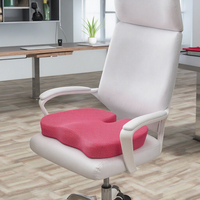 Coussin de siège ergonomique antidérapant pour le coccyx, en mousse à mémoire de forme respirante, en forme de U, amovible, lavable, universel, soulage la colonne vertébrale