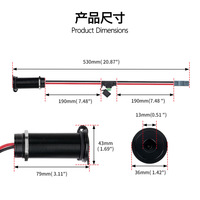 Convertisseur de puissance élévateur de tension 12V 24V vers 30V 3.5A pour mini-caravane Star, adaptateur de prise intégré avec faisceau de fusibles