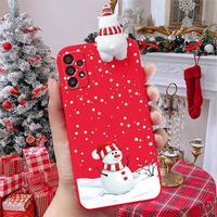 Accessoires de coque de téléphone à thème Noël (Père Noël et Élan) disponibles en gros, avec figurines pour iPhone 18, 17, 15 Pro Max