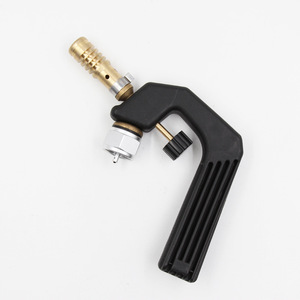Antorcha Mapp con mango, cabezal de cobre, interruptor único, llama recta, 1800°C, para soldar con gas licuado. - Product Image 4