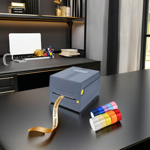 Độ phân giải cao 4 inch truyền nhiệt Ribbon máy in 300dpi nhãn & Máy in mã vạch với 110 Mét Max giấy Kích thước - Product Image 5