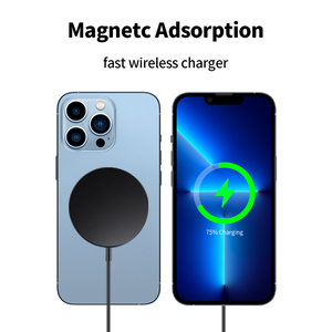 15W Wireless <strong>Charger</strong> Pad for iPhone Portable Battery <strong>Charger</strong> Built in Type C Cable Ultra Magnetic Suction Mini Magnetic <strong>Charger</strong>