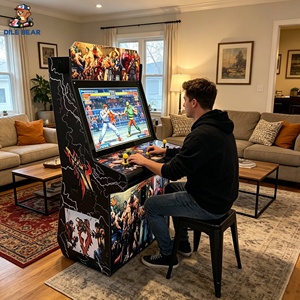 Macchina Arcade Personalizzata con Logo, 32 Pollici, per <span class=keywords><strong>Giochi</strong></span> di Combattimento, Console Video per 2 Giocatori, per Bar e Sale <span class=keywords><strong>Giochi</strong></span> - Product Image 3