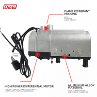 Nouveau Chauffe-eau de stationnement diesel CNDE haute performance 5KW 12V 24V avec garantie d'un an pour camping-car, camion, bus, fourgonnette