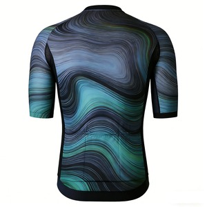 Jersey de Ciclismo Personalizado con Logotipo, Transpirable, que Absorbe la Humedad, Material Suave, Corte de Competición, para Eventos de Ciclismo en Carretera y Deportes al Aire Libre - Product Image 2