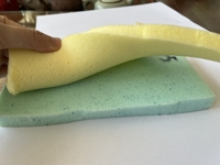 Fabricant de haute densité de rembourrage en mousse personnalisée Mousse à mémoire de forme infusée de gel Feuille de mousse éponge PU pour coussin de canapé-lit de meubles