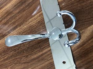 <span class=keywords><strong>Perchero</strong></span> de <span class=keywords><strong>Pared</strong></span>, Gancho para Abrigos de Acero Inoxidable, Rieles para Colgar, Plateado - Product Image 4