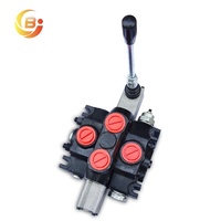 Vanne directionnelle hydraulique à commande manuelle par joystick à distance DCV100 à sectionnement à 1 bobine pour chargeur frontal
