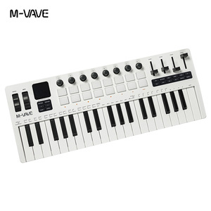 Fabriqué en Chine, synthétiseur de clavier professionnel durable M-VAVE SMK-37 PROKeys, rechargeable, pour guitare, basse, pièce de guitare - Product Image 3