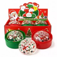 Bestseller transfrontalier de Noël : Jouet anti-stress Squishy tendance en forme de boulette de bain-marie, boîte mystère en caoutchouc, coffret cadeau