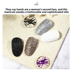Gel de photothérapie élastique effet soie pour nail art japonais, pour la peinture de couleurs, le mélange de motifs floraux et le <span class=keywords><strong>dessin</strong></span> de motifs végétaux - Product Image 4