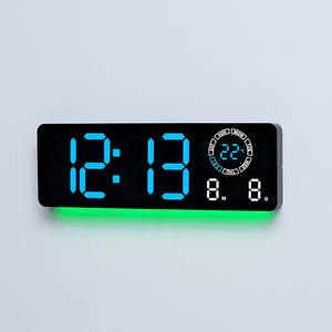 <span class=keywords><strong>Reloj</strong></span> <span class=keywords><strong>de</strong></span> Pared Digital LED Grande Huayang 6688 con Pantalla Multi Información, Luz Nocturna y Doble Alarma para Decoración Moderna <span class=keywords><strong>de</strong></span> Hogar y Oficina - Product Image 2