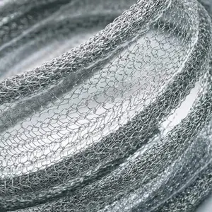 904l Ss 304 Knitted Wire Mesh/knitted Wire Mesh Tube/hastelloy Knitted Filter Mesh