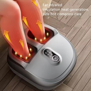 Massaggiatore per <span class=keywords><strong>Gambe</strong></span> e Piedi a Compressione d'Aria Ricaricabile Senza Fili 510K con Telecomando Portatile - Product Image 5