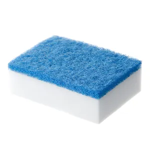 Long Lasting Melamine Cleaning Sponges Multi Surface Power Scrubber Foam cleaning scouring pad composite