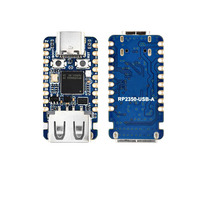 RP2350-USB-A Waveshare USB Mini Development Board Raspberry Pi Arsitektur Dual-core Mikrokontroler 150MHz 520KB SRAM 2MB