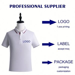 Design High Quality Unisex Short Blank Tees Polos Custom Logo OEM Manufacturer 100% Coton Printing Polo <b>Shirts</b> - Product Image 2