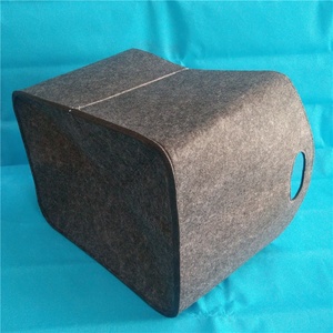 Pieghevole di stoccaggio borsa di <span class=keywords><strong>feltro</strong></span> di legno sacchetto del supporto 5 millimetri <span class=keywords><strong>feltro</strong></span> di legna da ardere cestino - Product Image 4