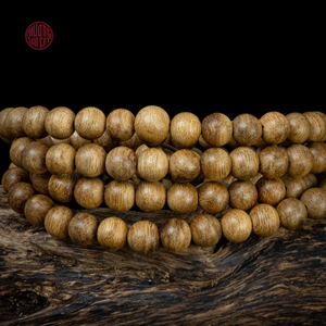 Elegante Pulsera de Agarwood, Rosario de 108 Cuentas de 7mm, Tipo 2, Madera de Oud Natural, Regalo Espiritual para Meditación, Joyería - Product Image 4
