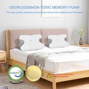 OEM Almofada Cervical Ergonômica Para Dormir Almofadas Suporte Ortopédico Inodoro Contorno Pescoço Dor Memória Espuma Travesseiro - Product Image 6