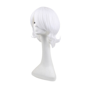 <span class=keywords><strong>Tokyo</strong></span> <span class=keywords><strong>Ghoul</strong></span> Juzo Suzuya Cosplay perruque courte blanche couches cheveux synthétiques Costume fête résistant à la chaleur fibre perruques pour jeu de rôle - Product Image 2