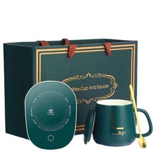 <b>Cheap</b> Price 55 Degree Warmer Red Insulated Stainless Steel Mug Promotional Premium Portable Cup <b>Gift</b> <b>Set</b> for Welcome <b>Gifts</b> - Product Image 1