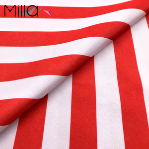 Hiện đại Phong Cách Cổ Điển Màu Đỏ và Trắng Sọc Vải Bàn Giáng Sinh Nhà Máy - Product Image 4