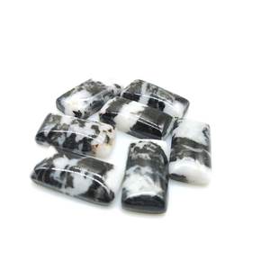 Zebra Jasper 20x10mm Rectángulo Corte Cabujón Ajuste de joyería - Product Image 3