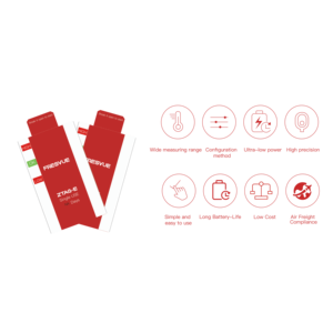 Indikator temperatur penggunaan satu kali, <span class=keywords><strong>Alarm</strong></span> LED merah untuk tamasya suhu - Product Image 6
